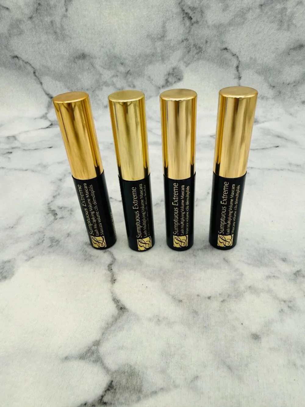 Estee Lauder Beauty Gift Set-Sumptuous Extreme Mascara,01 Black,4xTravel-4pc-NEW